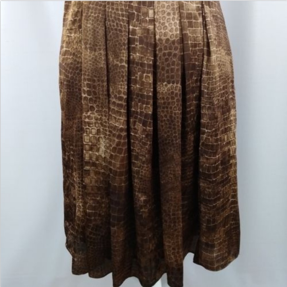 Jones New York Size 4 Dress Sleeveless Snake Print - Picture 4 of 4